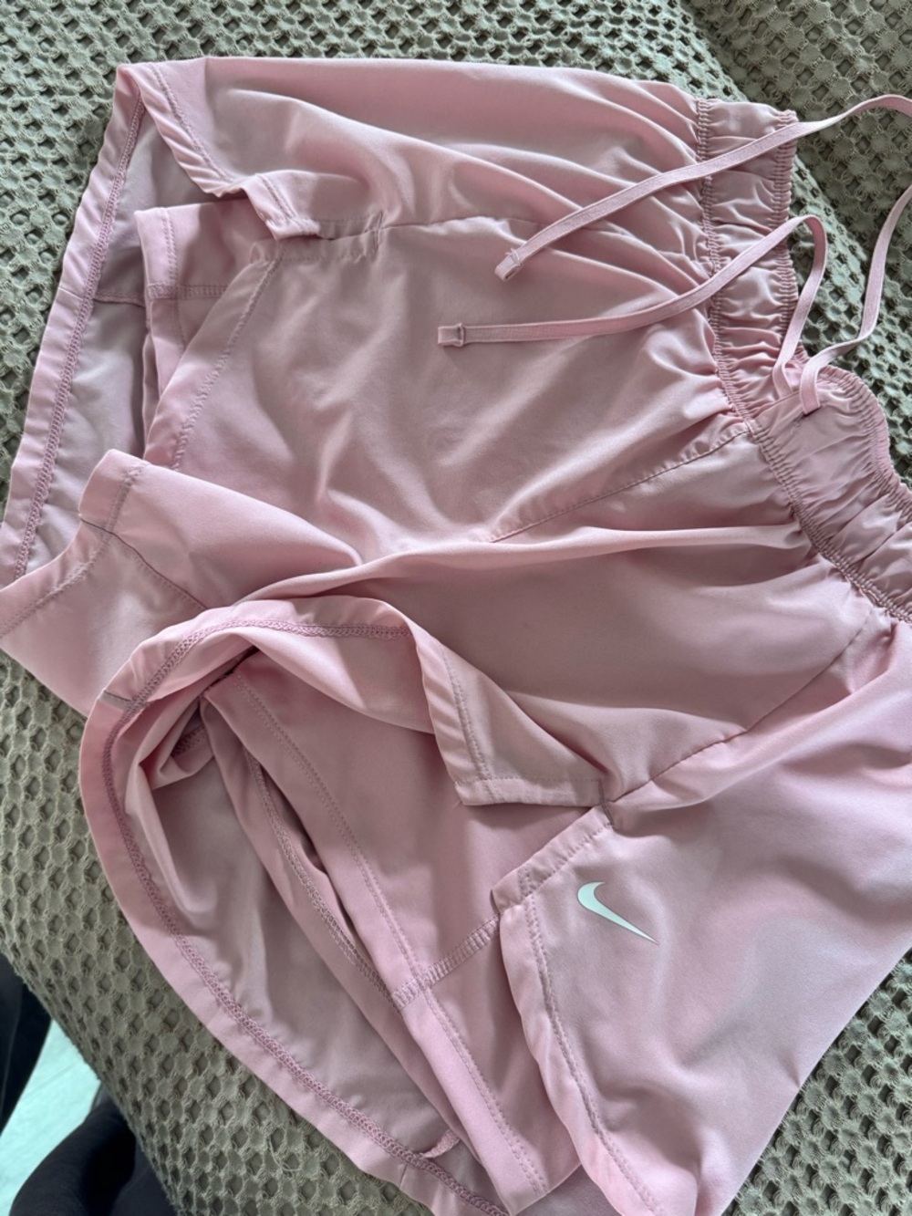 Nike Women's Light Pink Athletic Running Shorts